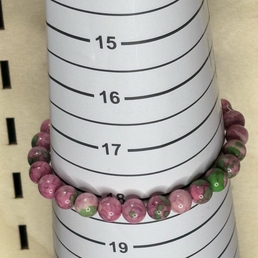 Handcrafted gemstone beaded bracelet - Picture 8 of 9